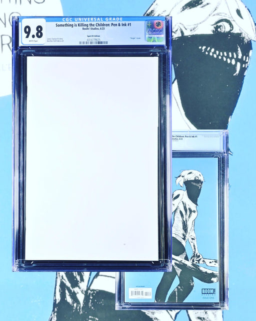 Something is Killing the Children: Pen & Ink #1 (2023)
Variant Cover: Spot UV Edition
CGC 9.8 WHITE PAGES
Certificate #4314779025
$59.99