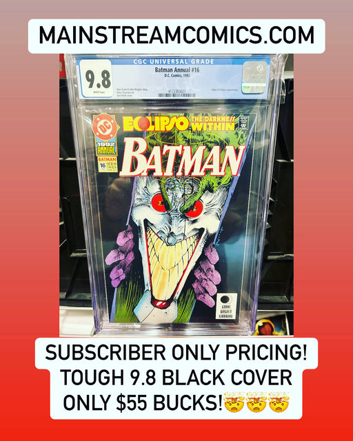 SUBSCRIBERS ONLY STORE - CGC 9.8 BATMAN ANNUAL #16