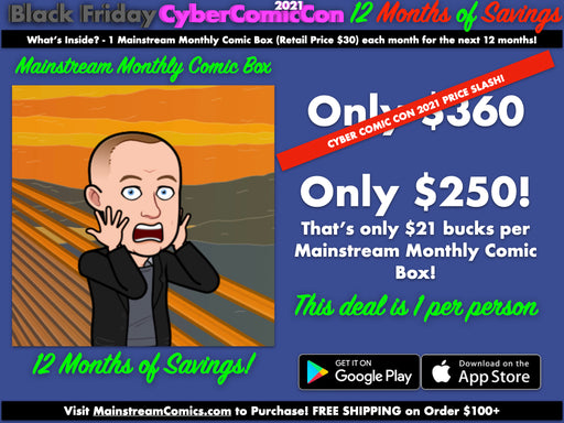 12 Months of Savings - Mainstream Monthly Comic Box