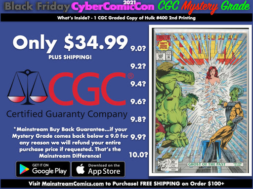 Black Friday 2021 Mainstream Mystery Grade: Hulk Smash 2nd Print📦Estimated Grading Completion is 06/01/2021📦