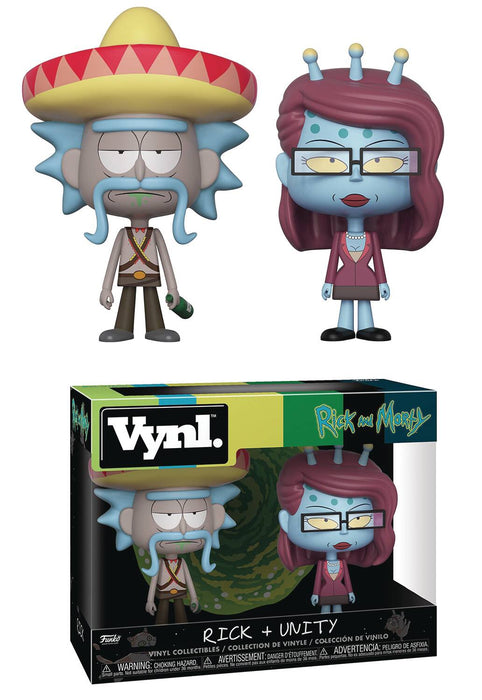 VYNL RICK & MORTY RICK + UNITY VIN FIG 2PK (C: 1-1-2)
