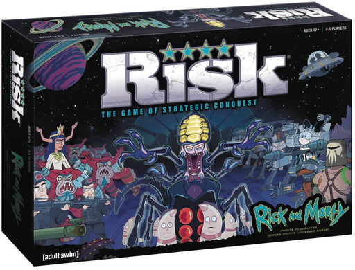 RISK RICK & MORTY BOARD GAME (C: 0-1-2)