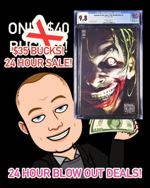 CGC 9.8 BLOW OUT DEALS! - 24 HOUR ONLY SALE!