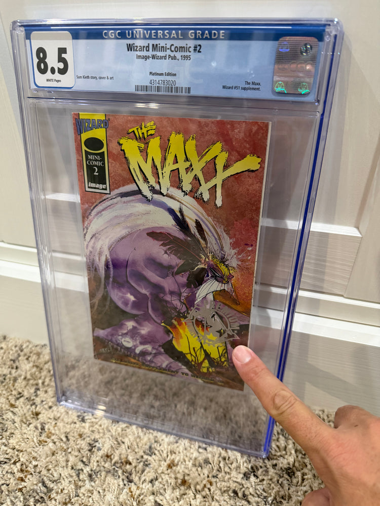 Wizard Mini-Comic #2 (The Maxx) - Premium PLATINUM Edition - CGC 8.5 White Pages