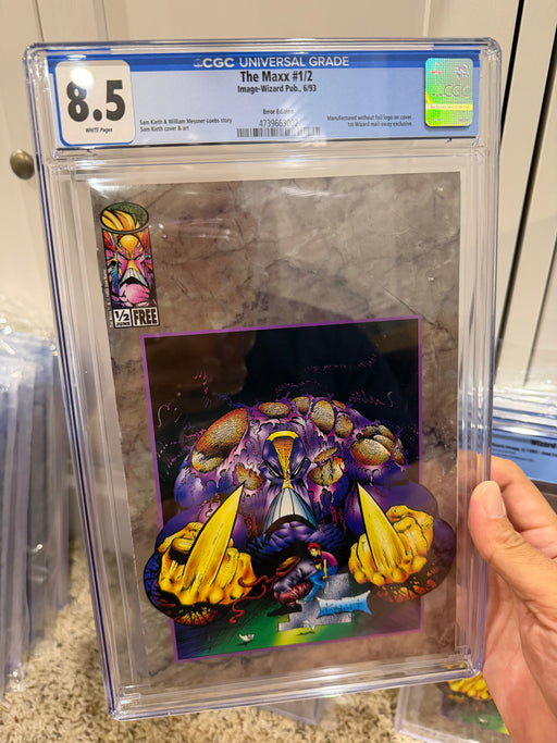 The Maxx #1/2- “Error” Edition - CGC 8.5 White Pages