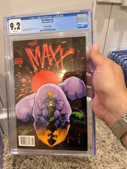 The Maxx #1 - NEWSSTAND EDITION - CGC 9.2 White Pages