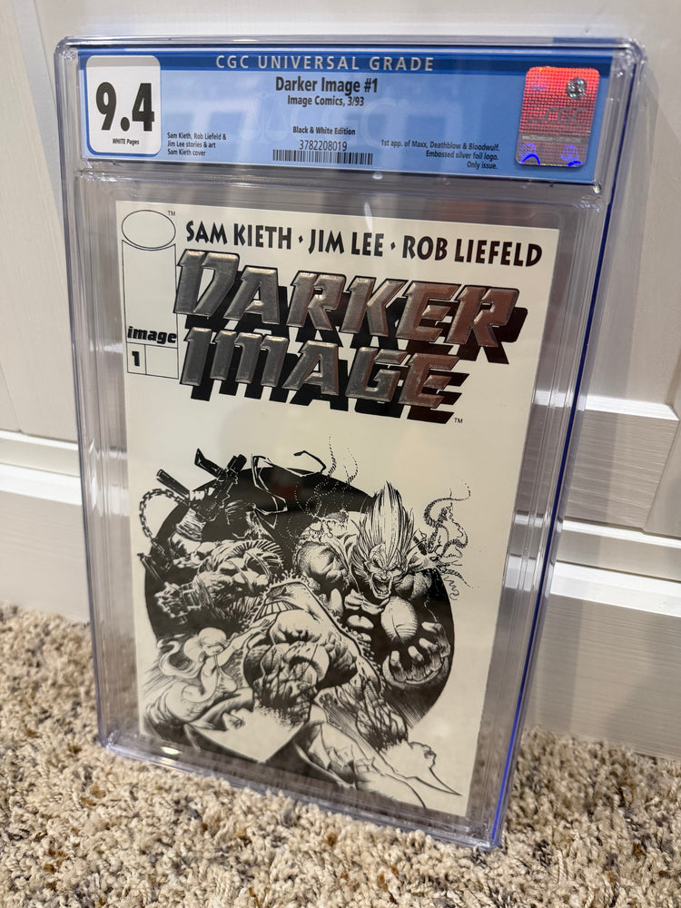 Darker Image #1 - Black & White Edition - CGC 9.4 White Pages