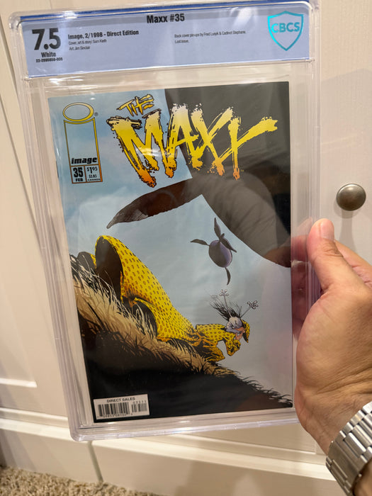 The Maxx #35 - (LAST ISSUE) - CBCS 7.5 White Pages