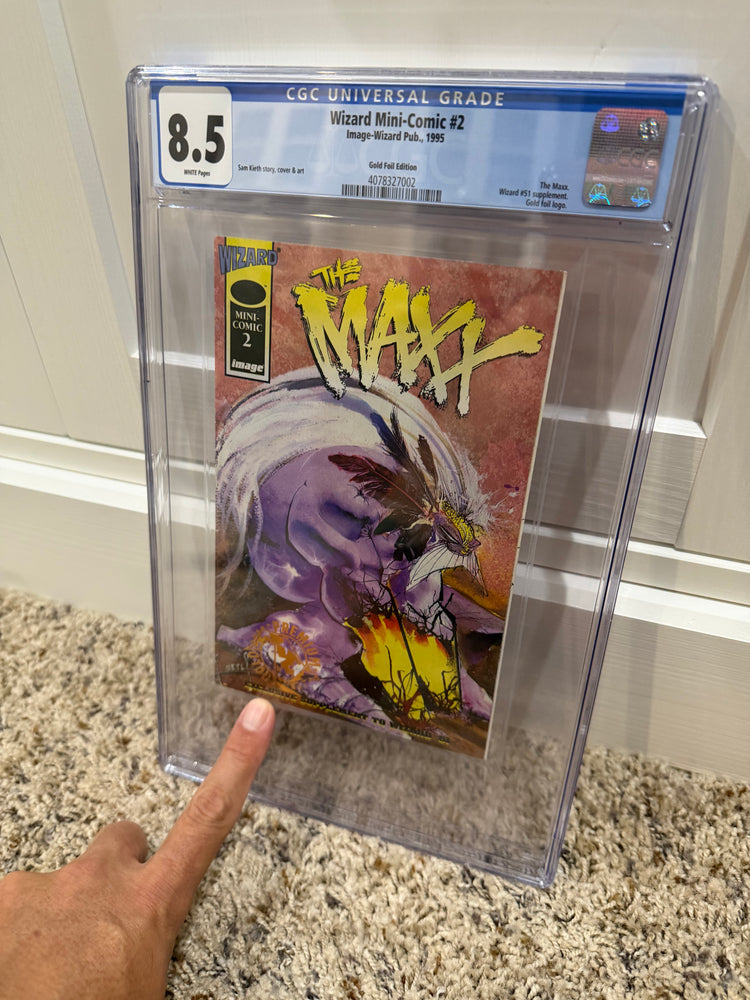Wizard Mini-Comic #2 (The Maxx) - Premium GOLD Edition - CGC 8.5 White Pages