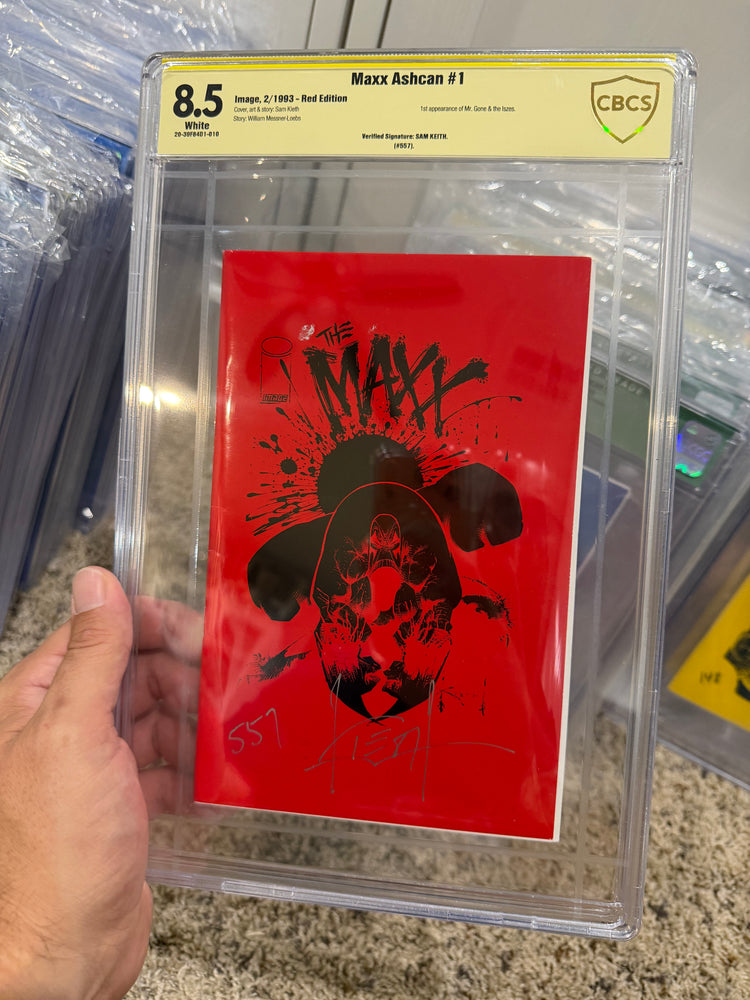 The Maxx Ashcan #1 - Red Edition - CBCS 8.5 White Pages