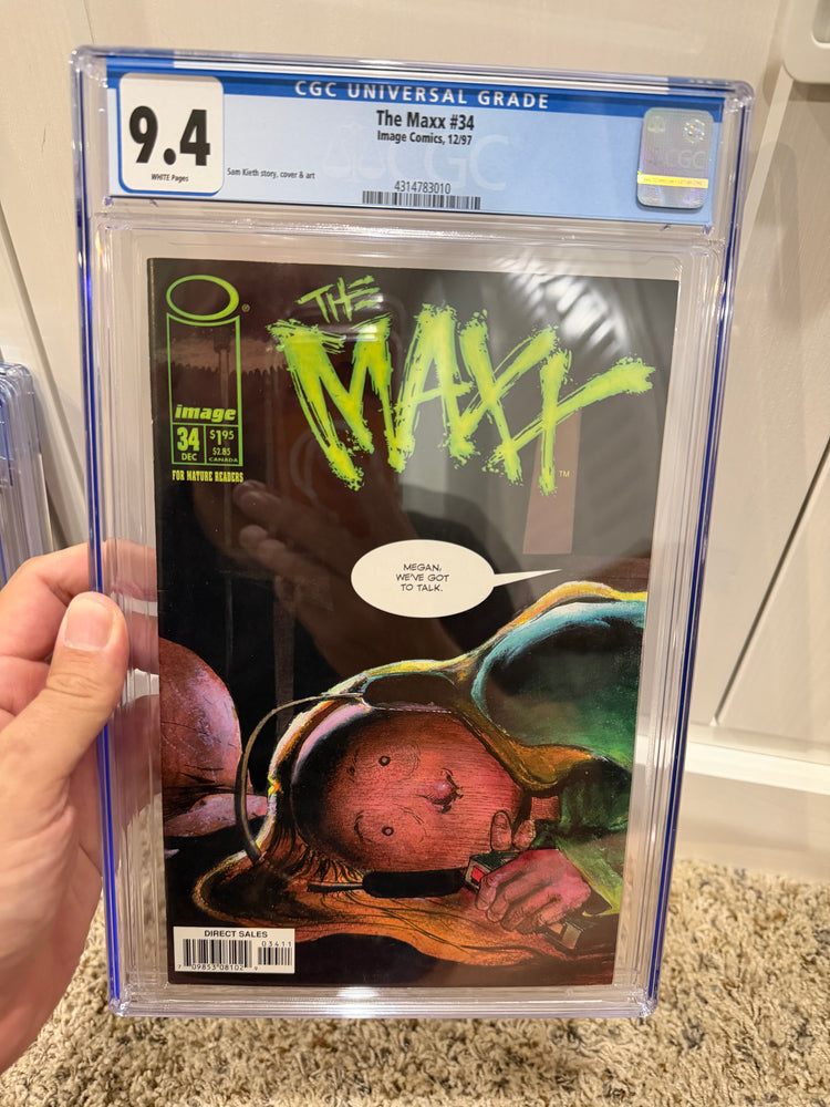 The Maxx #34 - CGC 9.4 White Pages