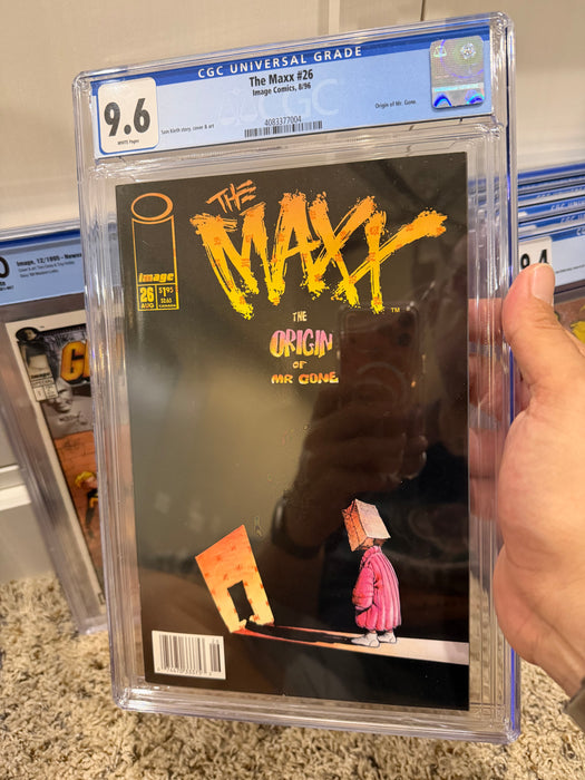 The Maxx #26 - NEWSSTAND EDITION - CGC 9.6 White Pages