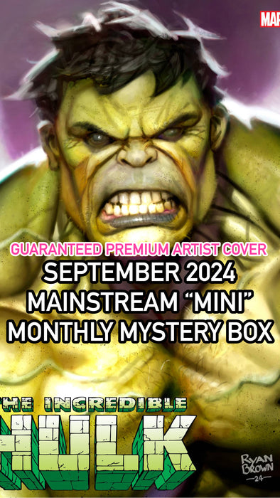 SEPTEMBER 2024 MAINSTREAM MONTHLY MYSTERY BOX - GUARANTEED PREMIUM ARTIST COVER!