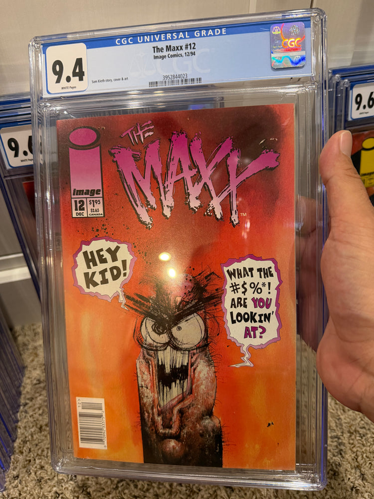 The Maxx #12 - NEWSSTAND EDITION - CGC 9.4 White Pages