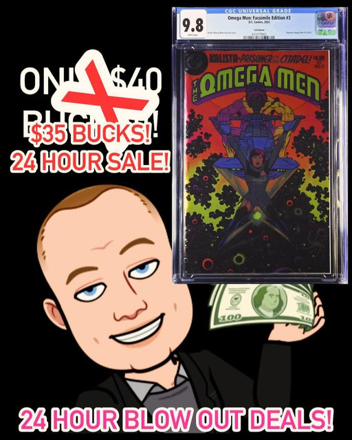 CGC 9.8 BLOW OUT DEALS! - 24 HOUR ONLY SALE!