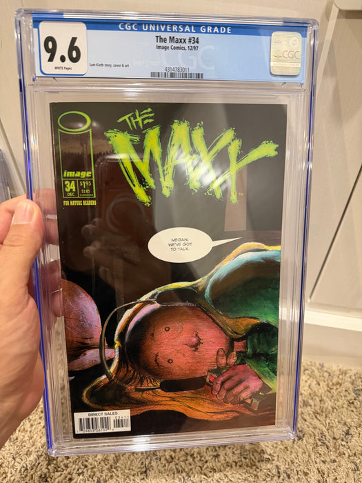 The Maxx #34 - CGC 9.6 White Pages