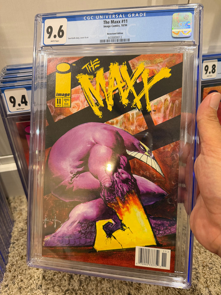 The Maxx #11 - NEWSSTAND EDITION - CGC 9.6 White Pages