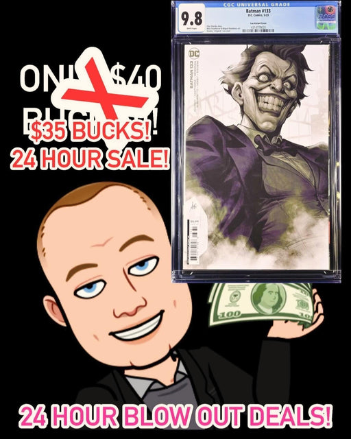 CGC 9.8 BLOW OUT DEALS! - 24 HOUR ONLY SALE!