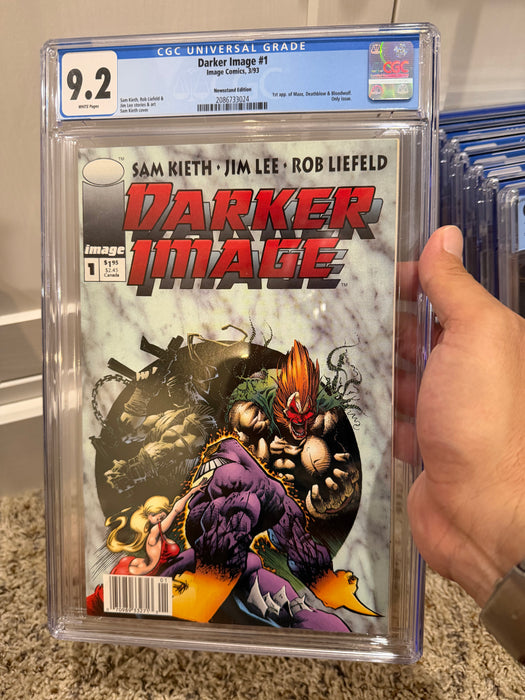 Darker Image #1 - NEWSSTAND EDITION - CGC 9.2 White Pages