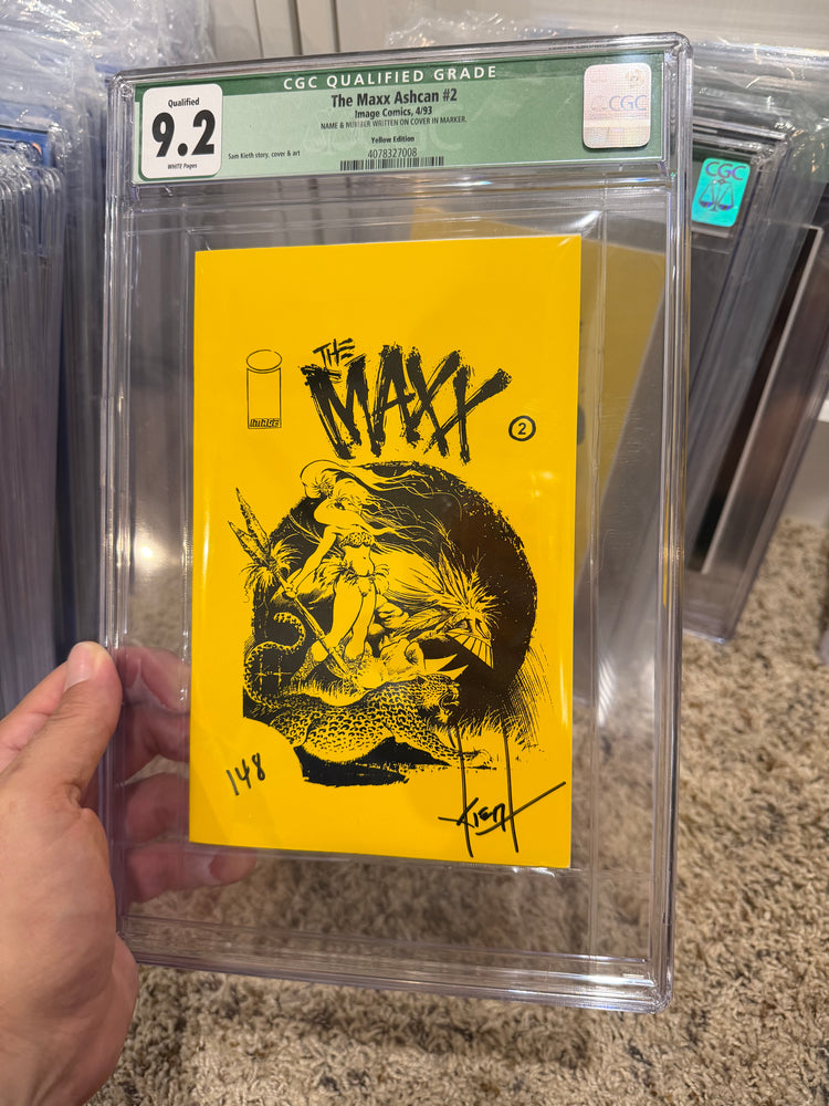 The Maxx Ashcan #2 - Yellow Edition - CGC 9.2 White Pages
