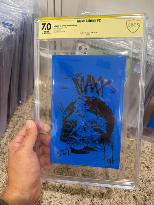 The Maxx Ashcan #2 - Blue Edition - CBCS 7.0 White Pages