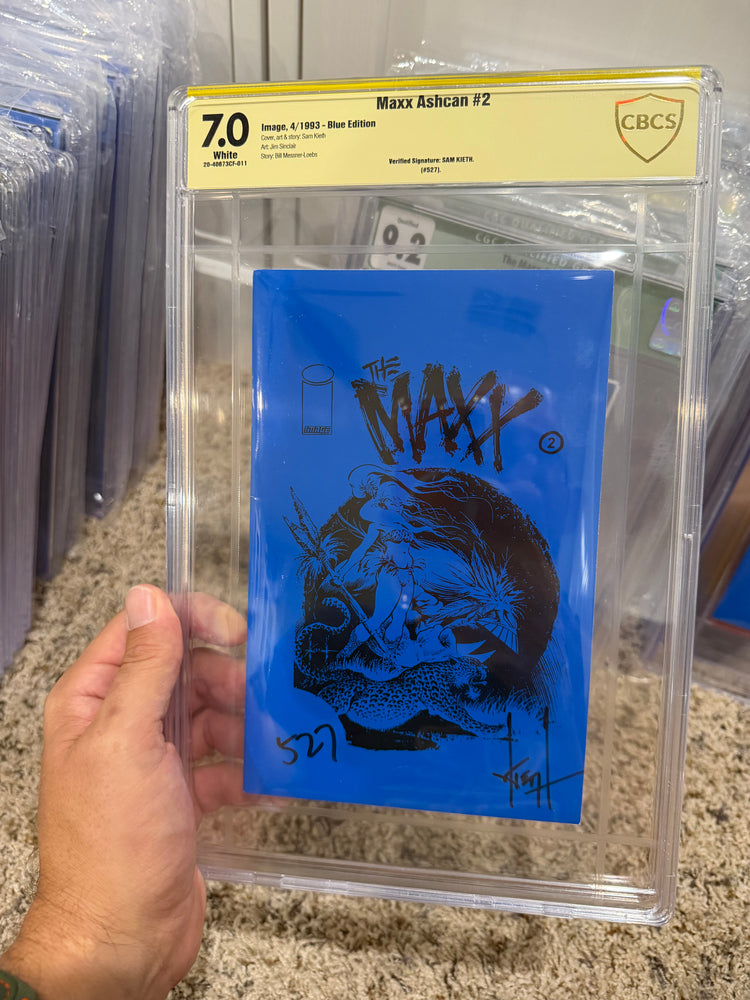 The Maxx Ashcan #2 - Blue Edition - CBCS 7.0 White Pages