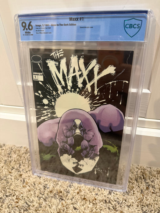 The Maxx #1 - Glow-in-the-Dark Edition - CBCS 9.6 White Pages
