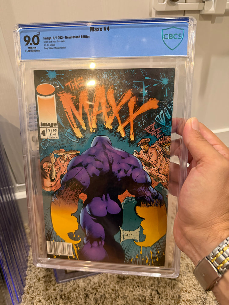 The Maxx #4 - NEWSSTAND EDITION - CBCS 9.0 White Pages