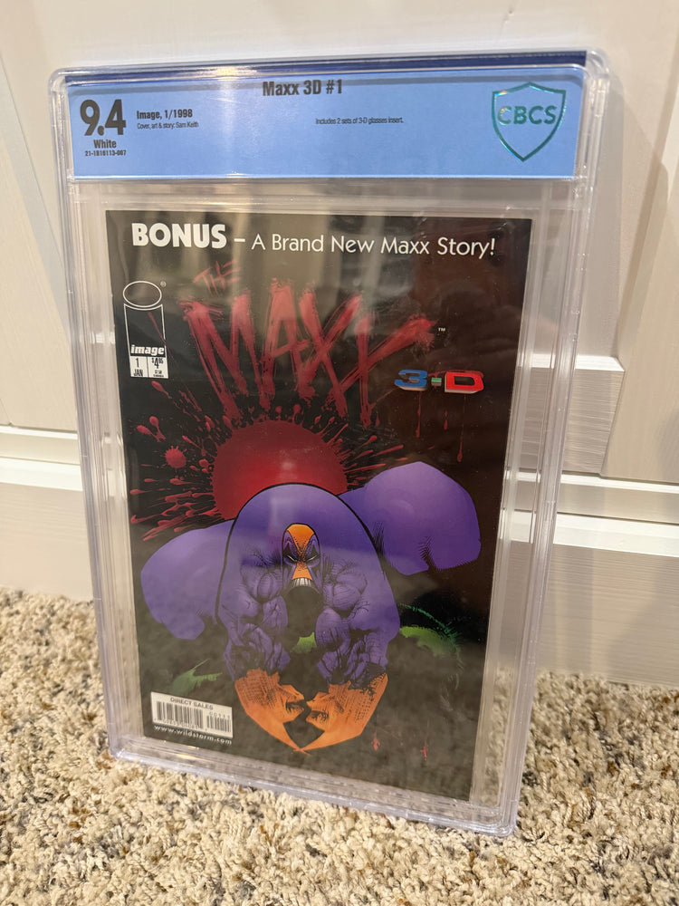 The Maxx 3D #1 - CBCS 9.4 White Pages