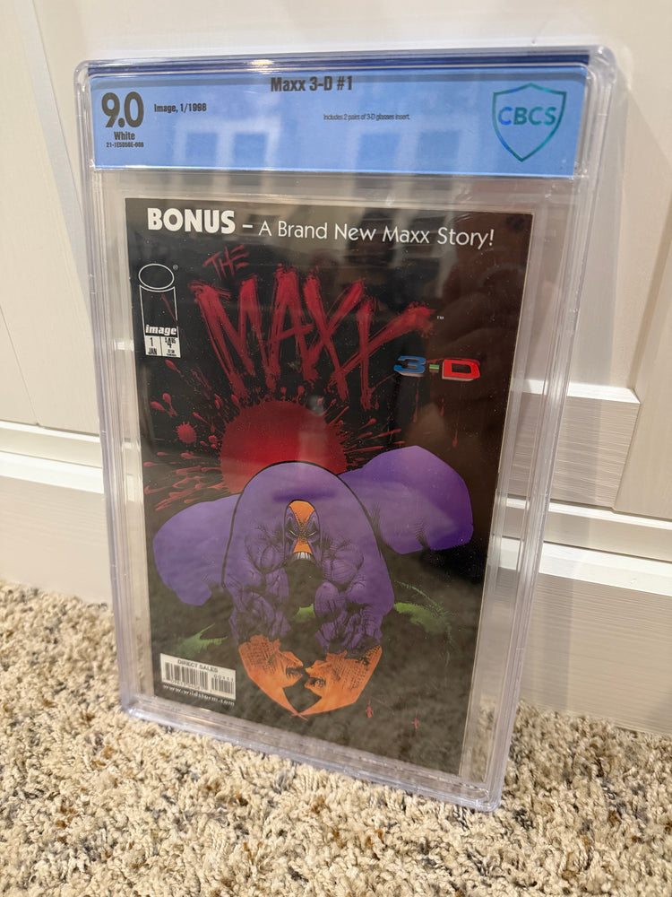 The Maxx 3D #1 - CBCS 9.0 White Pages