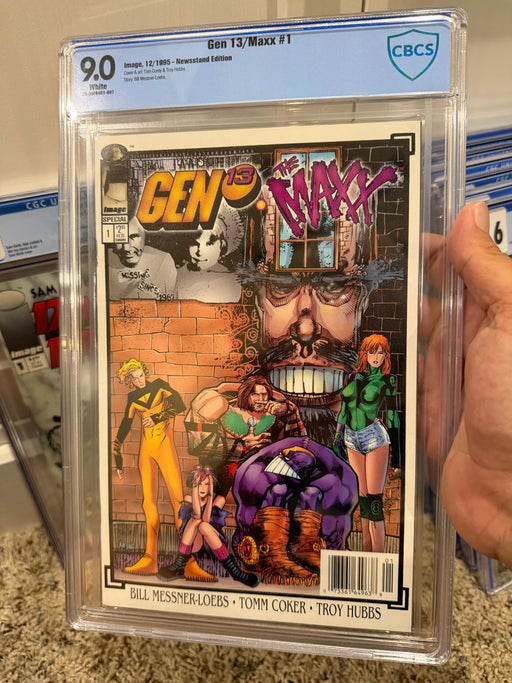 Gen13/Maxx #1 - NEWSSTAND EDITION - CBCS 9.0 White Pages