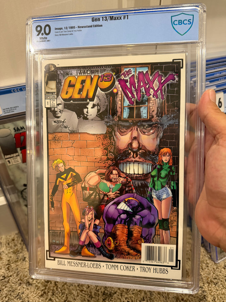 Gen13/Maxx #1 - NEWSSTAND EDITION - CBCS 9.0 White Pages