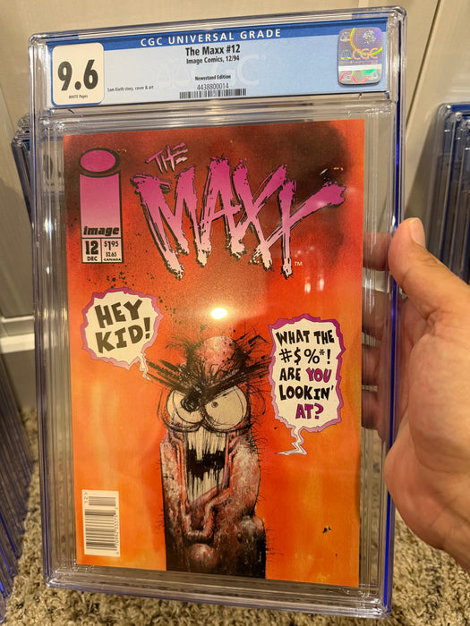 The Maxx #12 - NEWSSTAND EDITION - CGC 9.6 White Pages