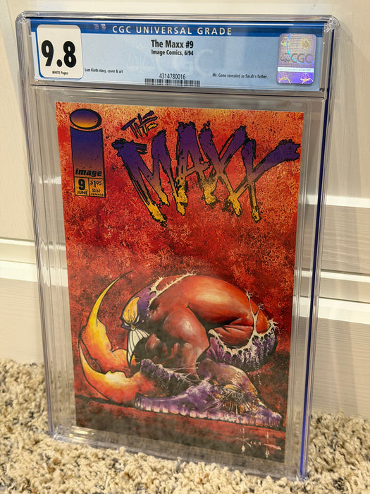 The Maxx #9 - CGC 9.8 White Pages