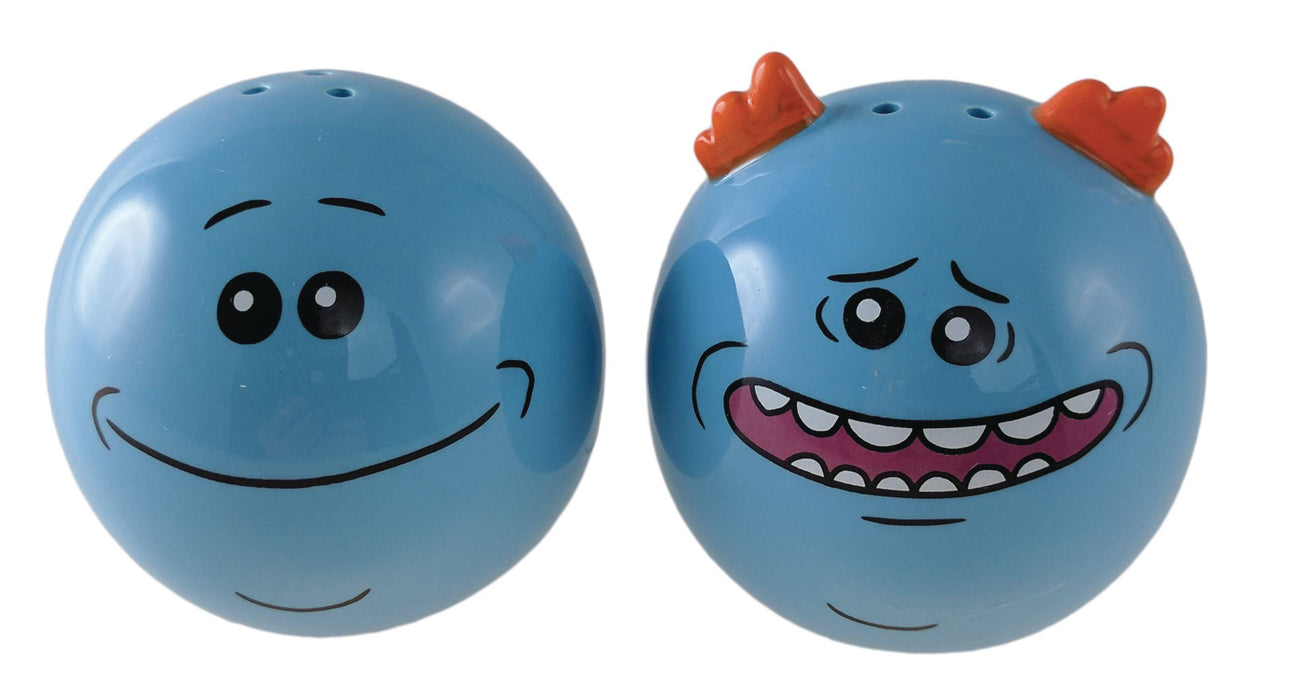 RICK AND MORTY MR MEESEEKS SALT AND PEPPER SHAKERS (C: 1-1-2