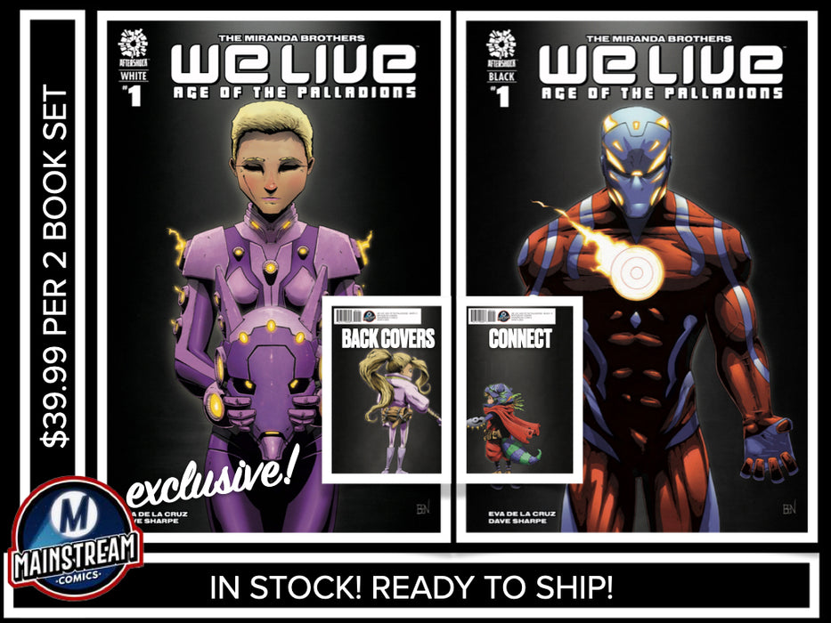 We Live #1 Mainstream Comics Exclusive (2 Book Set) 📦IN STOCK! READY TO SHIP!📦
